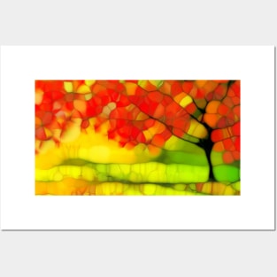 Autumn tree magic Posters and Art